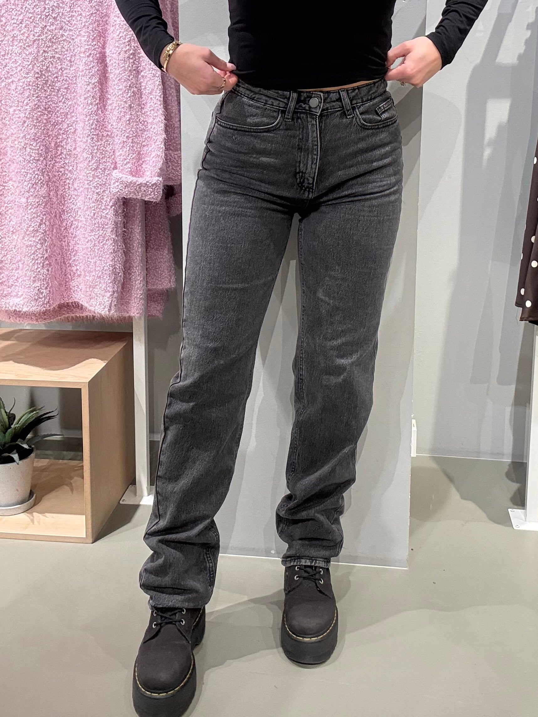 VIKELLY Jeans - Dark Grey Denim